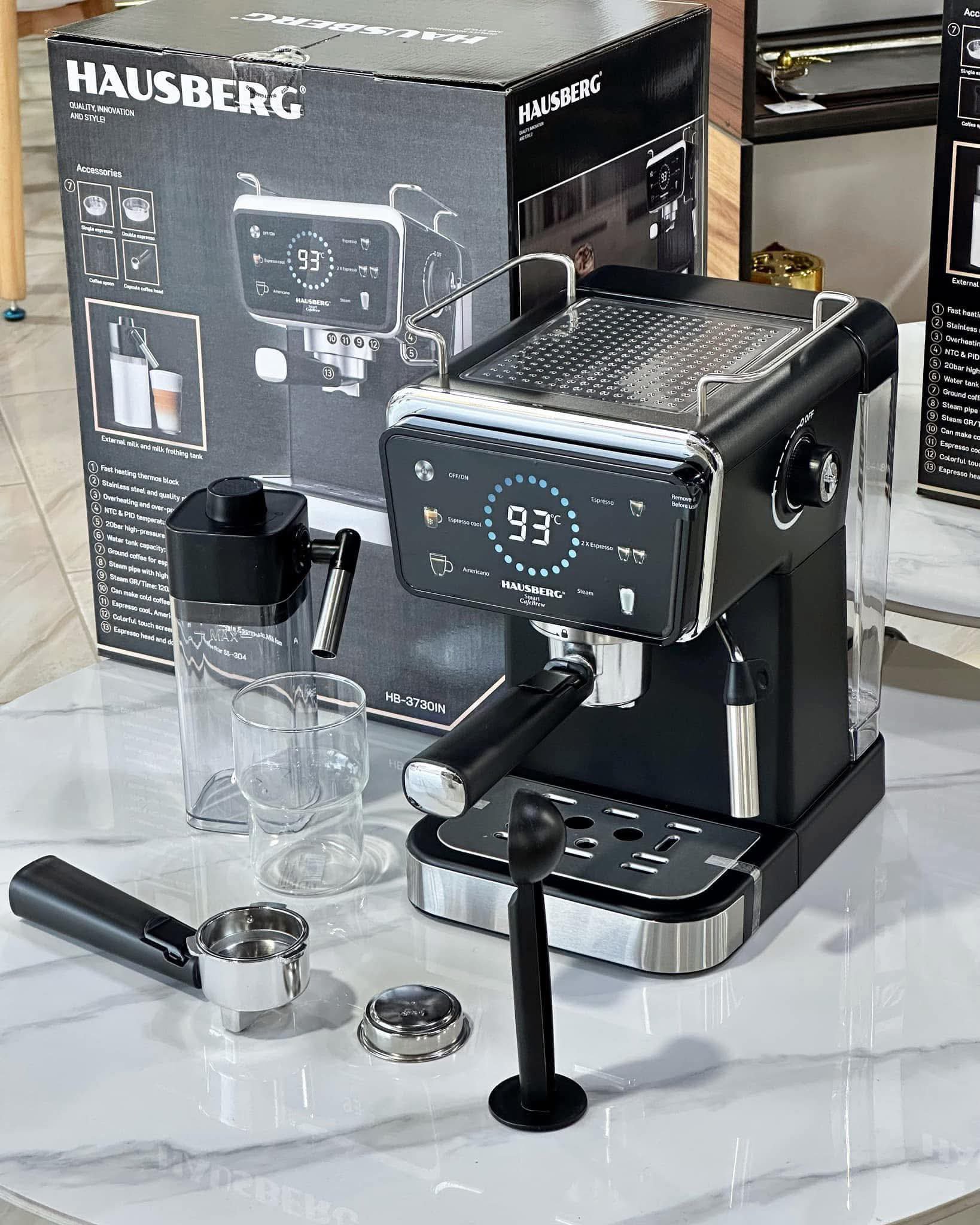 ماكينة قهوة اسبريسو 8 في 1 احترافية من HAUSBERG - الصورة 9
