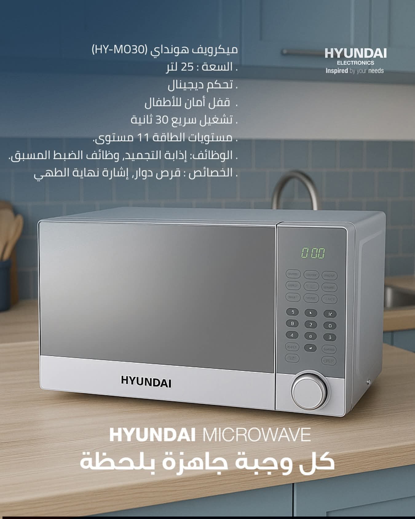 ميكروويف هيونداي 25 لتر - الصورة 2