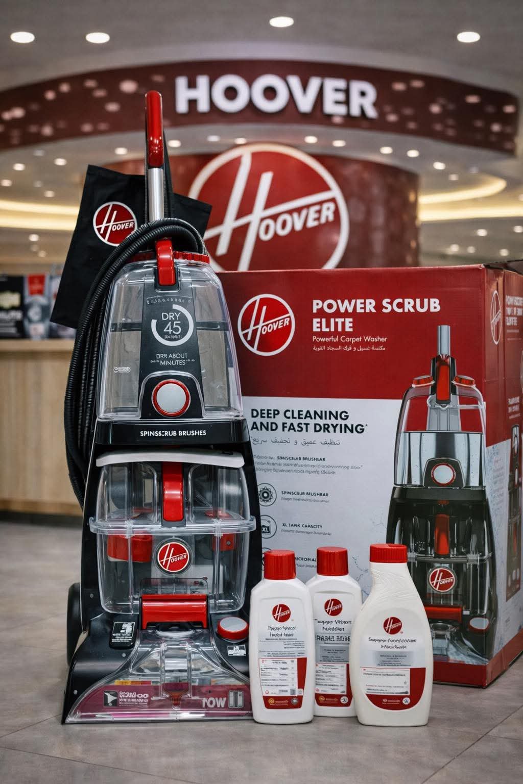 مكنسة لغسيل السجاد POWER SCRUB ELITE من هوفر - الصورة 2